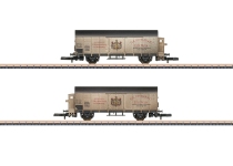 Märklin 82553 - Z - 2-tlg. Set Gedeckter Güterwagen Sekttransport, DRG, Ep. II
